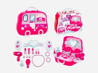 Bộ đồ chơi vali trang điểm new fashion 008-917A thiết kế hiện đại thu hút phù hợp cho trẻ em yêu thích đồ chơi sáng tạo