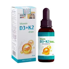 Vitamin D3 K2 Mk7 Sanct Bernhard 10ml - Hỗ Trợ Hấp Thu Canxi & Phát Triển Xương Răng Cho Trẻ Em, Bổ Sung Tăng Chiều Cao