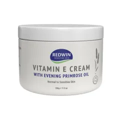 Kem Dưỡng Ẩm Redwin Vitamin E & Tinh Dầu Hoa Anh Thảo Úc - Hũ 300g Dưỡng Da Mềm Mại, Ngăn Ngừa Lão Hóa, Phục Hồi Ẩm