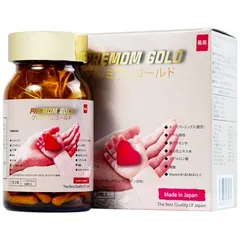 Viên uống Premom Gold Jpanwell cho phụ nữ chuẩn bị mang thai - Cung cấp vitamin và khoáng chất thiết yếu, 60 viên