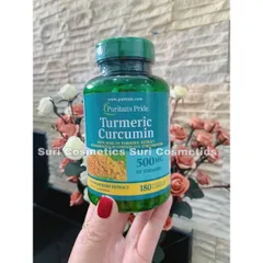 Viên Uống Tinh Chất Nghệ Curcumin Puritan's Pride 800mg - Hỗ Trợ Làm Đẹp Da, Chống Oxy Hóa, Giảm Nám, Tàn Nhang 100 Viên Mỹ