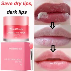 Lip Sleeping Mask Loại bỏ da chết và cho đôi môi mịn màng và mềm mại