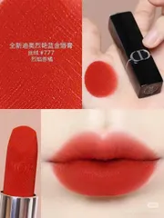 Son Dior Velvet 777 Fahrenheit - Đỏ Cam Quyến Rũ, Lâu Trôi, Son Môi Cao Cấp Thời Trang