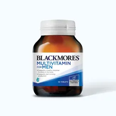 Viên uống Blackmores Multivitamins cho Nam 50 viên - Vitamin tổng hợp hỗ trợ sức khỏe và năng lượng từ Úc