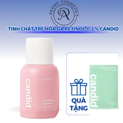 Tinh Chất Trẻ Hóa Da CANDID 0.3% Retinol - Giảm Nếp Nhăn, Tái Tạo Da Nhẹ Nhàng