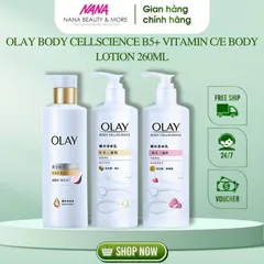 (Hàng CTY) Sữa Dưỡng Thể OLAY Body Cellscience Body Lotion Dưỡng Ẩm Chuyên Sâu 260g - Nana Shop