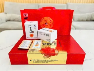 Nước Đông Trùng Hạ Thảo Nongzinsicphum Hàn Quốc Hộp Giấy Đỏ 60 Gói - Tăng cường sức khỏe, bổ dưỡng, hỗ trợ năng lượng
