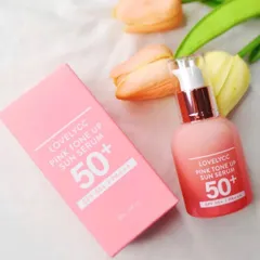 Kem Chống Nắng LovelyCC Pink Tone Up SPF 50 – Nâng Tông Hồng Nhẹ, Bảo Vệ Da Tối Đa, Dưỡng Da Mặt 30g