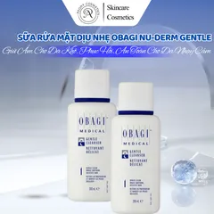 Sữa Rửa Mặt Dịu Nhẹ Obagi Nu-Derm Gentle Cleanser - Giữ Ẩm Cho Da Khô, Phục Hồi, Phù Hợp Cho Da Nhạy Cảm, khô