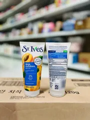 Sữa rửa mặt St.Ives Peach Scrub 170g – Ngừa Mụn, Tẩy Tế Bào Chết, Làn Da Sáng Mịn, Chăm Sóc Da Mặt Chất Lượng 