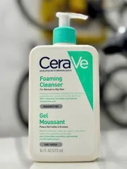 Sữa Rửa Mặt Cerave Foaming Cleanser 473ml – Làm Sạch Sâu, Giảm Nhờn, Dành Cho Da Dầu và Nhạy Cảm