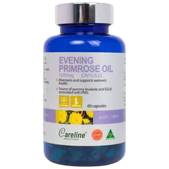 Tinh Dầu Hoa Anh Thảo Careline 1000mg - Hỗ Trợ Làm Đẹp Da & Cân Bằng Nội Tiết Tố (60 Viên) - Nhập Khẩu Chính Ngạch Úc