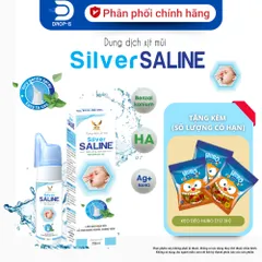 (Chính hãng) Dung Dịch Xịt Mũi [TPBVSK Silver Saline] - Hỗ trợ giảm và thông thoáng mũi- C/70ml