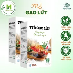 Trà Gạo Lứt Mộc Tâm hỗ trợ giảm cân thanh lọc cơ thể mát gan(20góix5g)