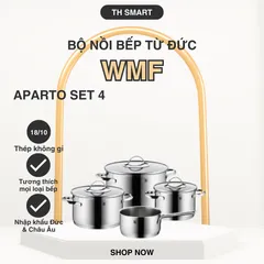 Bộ Nồi Bếp Từ Đức WMF Aparto 4 Món Thép Không Gỉ
