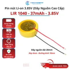 Pin Li-ion LIR 3.85V Có Dây 1040 | 1045 | 1054 | 1154 Thay Thế Tai Nghe Bluetooth TWS, Thiết Bị Mini