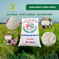 Gạo Phúc Cư | 50KG Gạo Quê Đài Thơm Vụ Mới Xát Mộc (LOẠI NGON) Hạt Dài Cơm Mềm Thơm Ngon