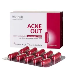 Viên Uống giảm Mụn Biotrade Acnaut hộp 30 viên