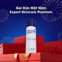 Gel Rửa Mặt Nam Sạch Nhờn, Sáng Da Expert Skincare Premium - Giúp Làm Sạch Da, Ngừa Mụn, Tăng Cường Độ Ẩm Cho Da Nam 150ml