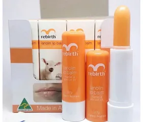Son Dưỡng Môi Rebirth Nhau Thai Cừu 3.7g - Mềm Môi, Mướt Môi với Vitamin E và Chiết Xuất Mơ - Sản Phẩm Chăm Sóc Môi Cao Cấp
