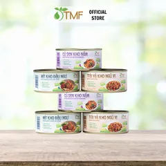 Combo Mix 6 Lon Kho Tâm Minh Foods - Mít Kho Đậu Ngự, Củ Sen Kho Nấm, Trái Vả Kho Ngũ Vị - Thực Phẩm Dinh Dưỡng Tiện Lợi