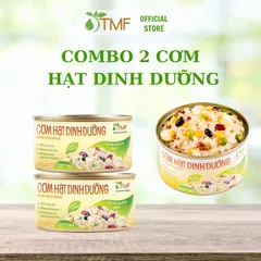Combo 2 lon Cơm hạt dinh dưỡng ăn liền 160g TÂM MINH FOODS
