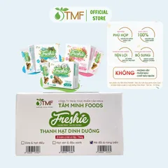 Thùng Thanh Hạt Dinh Dưỡng Gạo Lứt Freshie - Snack Healthy Thuần Thực Vật, Không Chiên Dầu, Năng Lượng Tươi Mới Hàng Ngày Tâm Minh Foods