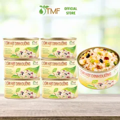 Combo 6 lon Cơm hạt dinh dưỡng ăn liền 160g TÂM MINH FOODS