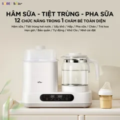 Máy Hâm Sữa Tiệt Trùng Bear 1.3L Đun Nước Pha Sữa Cho Bé Máy Tiệt Trùng Vệ Sinh Bình Nước WW-5H12V78