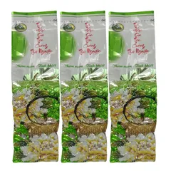 Chè xanh, 500gr trà bắc búp non, cánh trà nhỏ nước xanh ánh vàng, hậu ngọt dịu, hương cám