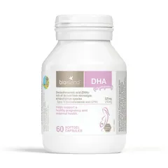 Viên uống DHA Bio Island cho bà bầu 60 viên - Hỗ trợ phát triển trí não và mắt cho thai nhi, hàng chính hãng Úc. 635895
