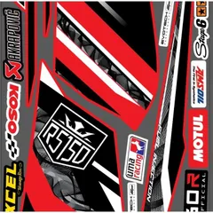 TEM RS150R WINNER X V3 MÀU ĐỎ, ĐỎ HRC, ĐỎ NHÁM - Decal Cao Cấp Nhất
