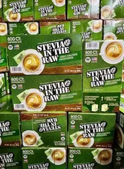 ĐƯỜNG ĂN KIÊNG CỦA MỸ STEVIA IN THE RAW ZERO CALORIE SWEETENER HỘP 800 GÓI (800G) U.S.A 🇺🇸