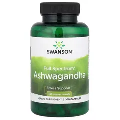  Viên uống Ashwagandha toàn phổ 450mg 100 viên nang - Hỗ trợ giảm căng thẳng và tăng cường năng lượng tự nhiên