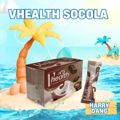 Bột ngũ cốc dinh dưỡng Vhealth Socola, cung cấp dinh dưỡng, bổ sung các chất cần thiết