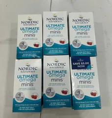 Viên Uống Dầu Cá Omega-3 Nordic Naturals Ultimate Omega 1280mg Hỗ Trợ Tim Mạch Não Bộ Mắt