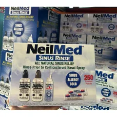 Bộ bình rửa mũi Neilmed ( gồm 1 xịt mũi, 2 bình rửa, 250 gói muối)