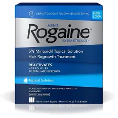 [ LA ] Tinh chất mọc tóc cho nam Men's Rogaine 5% Minoxidil Solution 3x60ml (dạng dung dịch)