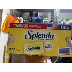 Đường ăn kiêng Splenda Zero Calorie Sweetener của Mỹ date 2027