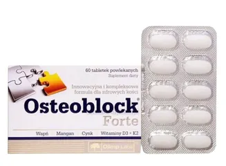 [Nhập khẩu] Osteoblock Forte - Canxi Bầu, Bổ Sung Canxi, Phát Triển Xương Răng, Phòng Loãng Xương (Hộp 60v)
