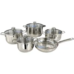 Bộ nồi WMF Diadem Plus 5 món kèm chảo thép WMF 24cm