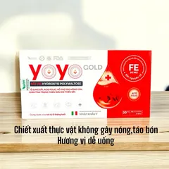 Thực phẩm bổ sung sắt YOYO cho phụ nữ mang thai hoặc trẻ em suy nhược (Hộp 20 ống)