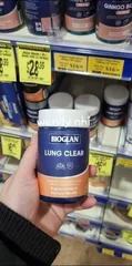 Viên thanh lọc và hỗ trợ chức năng phổi Bioglan lung clear từ ÚC hộp 60 viên