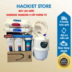 Máy Lọc Nước Sunhouse 8,9,10 cấp không tủ (New 100% bảo hành chính hãng 24 tháng toàn quốc)
