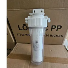 Cốc lọc đầu nguồn 10inch lắp cho tiền lọc thô cho máy Karofi và các hãng khác.