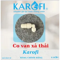Co van xả thải Karofi - 2 đầu kết nối dây 6 - Đời 2024 không lưới chống nứt - Hàng chính hãng karofi