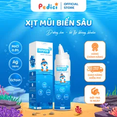 Dung dịch xịt mũi AiryUp 0.9% - Kháng khuẩn Nano Bạc và Ectoin cho Trẻ Em và Người Lớn (75ml) - Giải Pháp Vệ Sinh Mũi Hàng Ngày