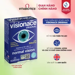Thực Phẩm Bảo Vệ Sức Khỏe VISIONACE ORIGINAL Vitabiotics Hỗ Trợ Cải Thiện Thị Lực Hộp 30 Viên