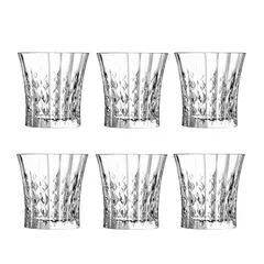 Set 6 cốc Lady Diamond 270ml Cristal d'Arques