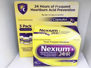 Viên uống cắt cơn đau dạ dày, ợ nóng Nexium 24hr (Vỉ 3 hủ x14 Capsules) loại Capsules